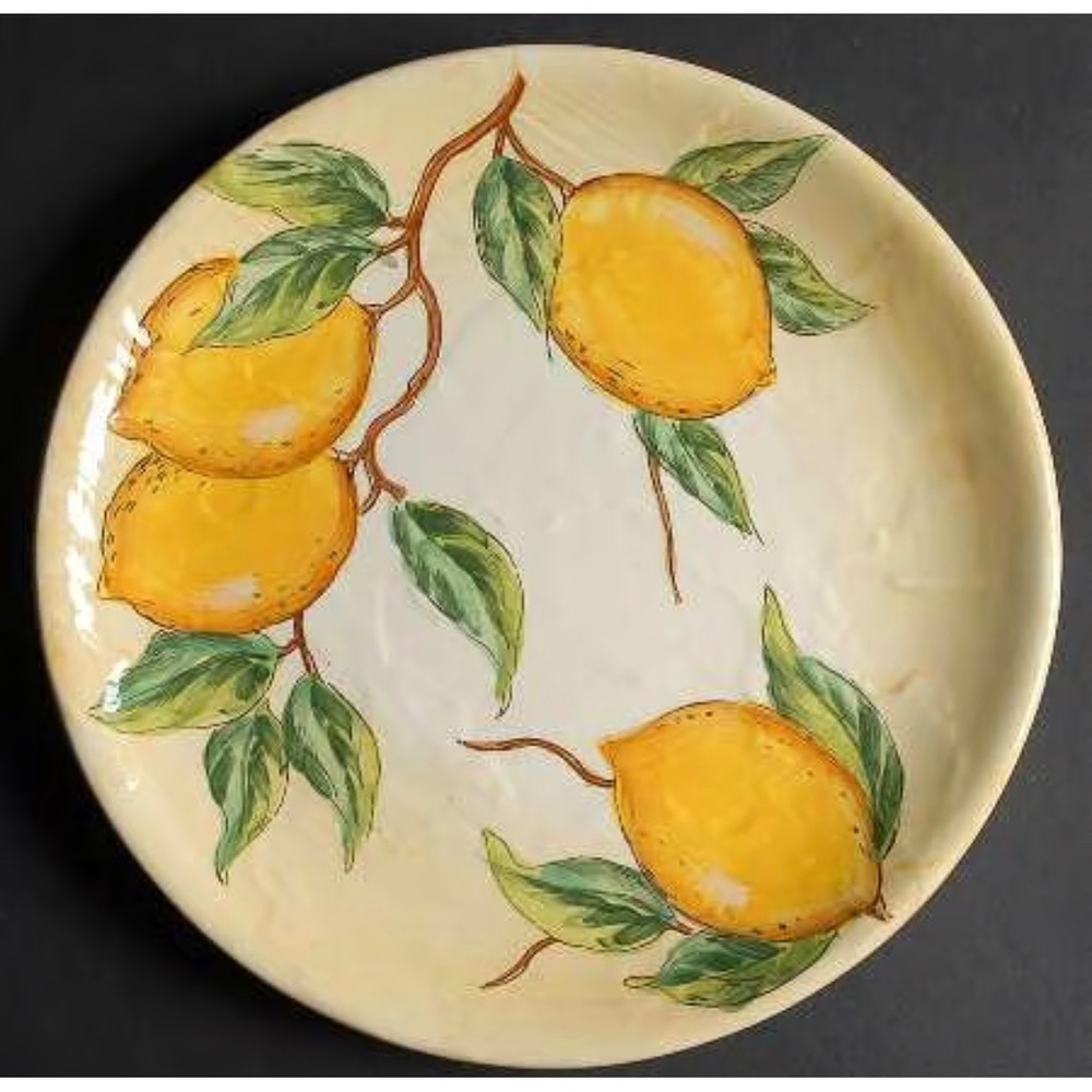 Rustic Lemon Dinner Plates Set‎ of 2
